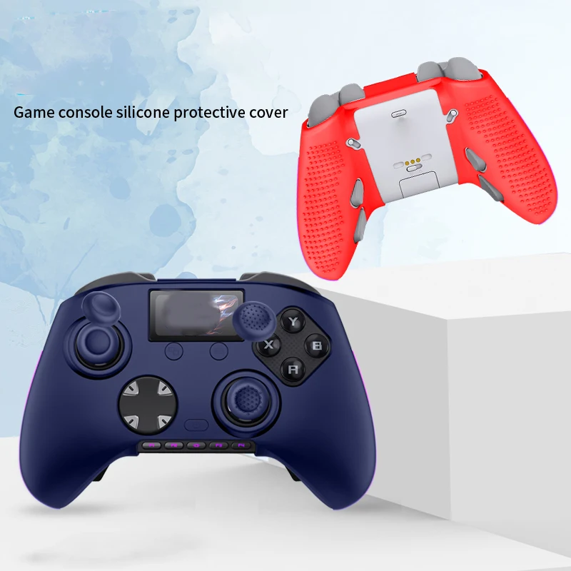 Silicone Case for ROG Raikiri II Pro PC Controller 1.3MM Shockproof Charging Dock Compatible Washable Full Wrap Protection