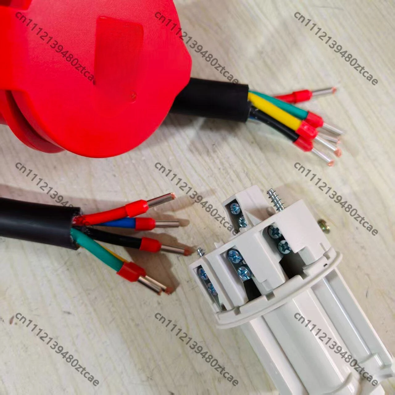 63A Waterproof Industrial Aviation Plug Splitter Adapter Convert To 2pcs 32A Waterproof Connectors