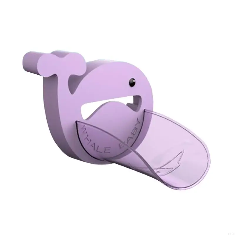 U50F Lovely Animal Faucet Extender Splash-proof Spout Extension Bath Toy for Infant