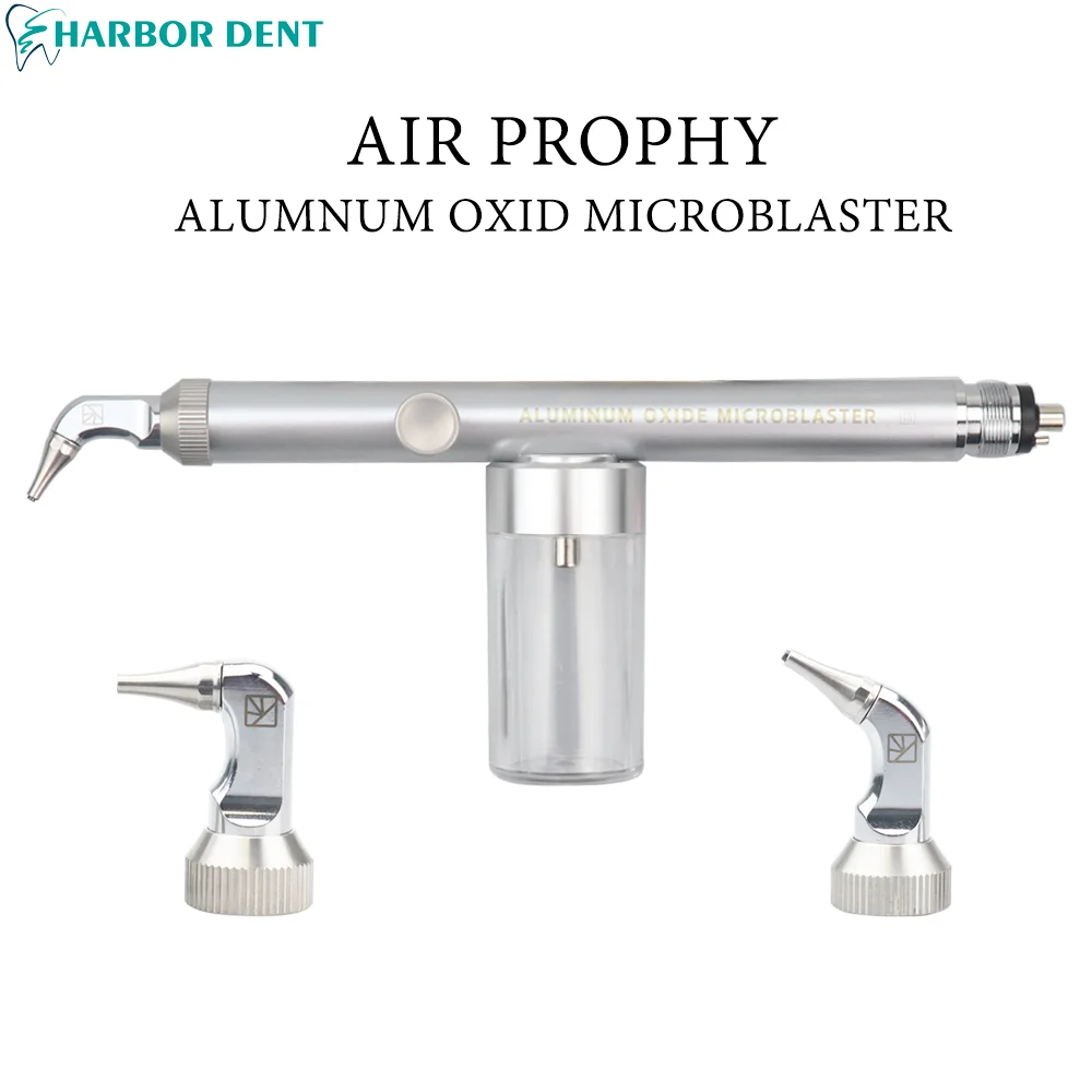 2in1 Dental Aluminum Oxide Micro Blaster 2/4Holes Air Polisher Abrasion Microetcher Sandblasting Lab Dentistry Tools