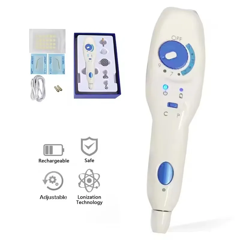 الاستخدام المنزلي باليد البلازما EMS التكنولوجيا تبييض تنظيف البقع الداكنة إزالة الشامات شد الوجه تجديد الجلد USB #6