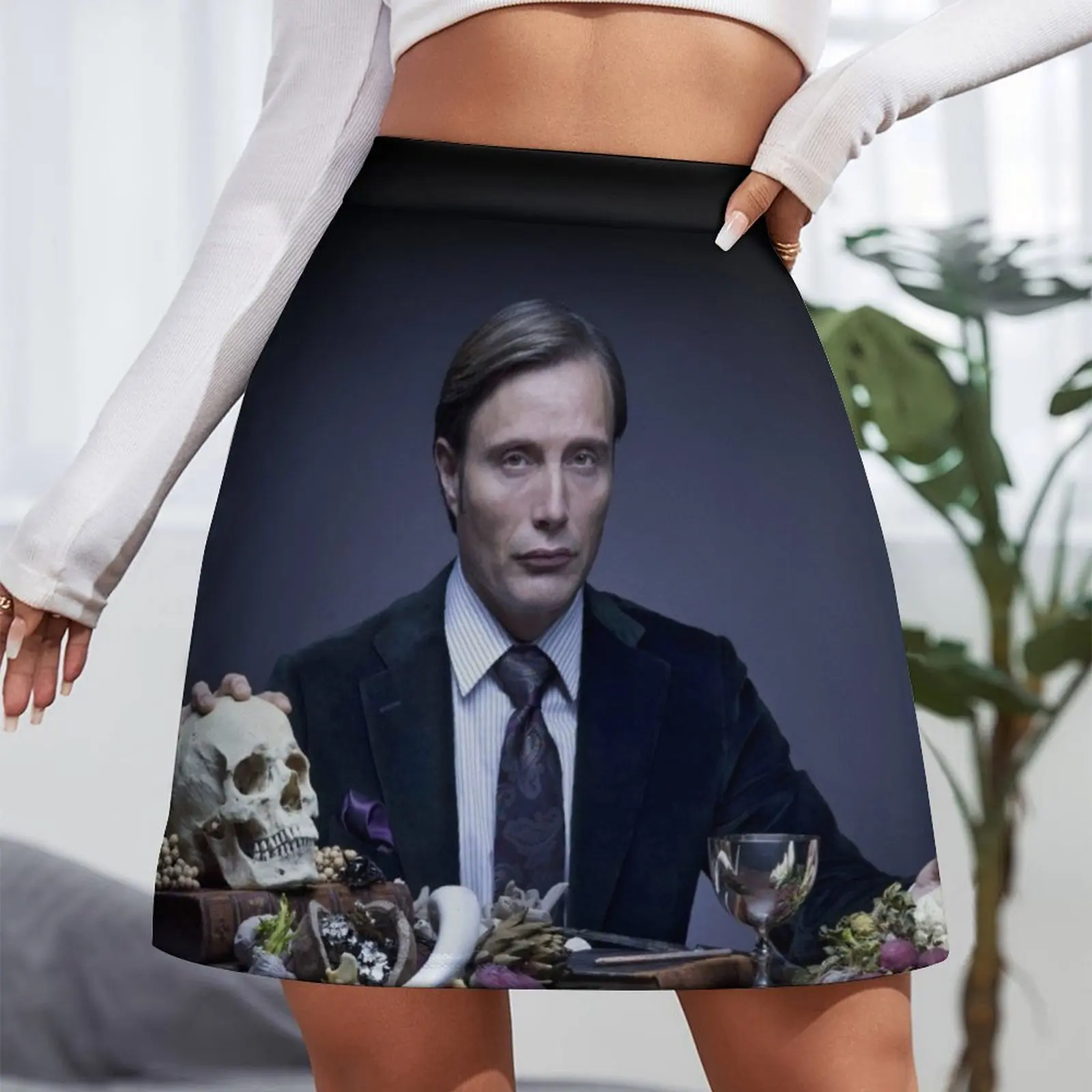 Mads Mikkelsen hannibal Mini Rok japanse kawaii kleding Vrouwelijke rok elegante rokken voor vrouwen rokken voor dames Mini Rok