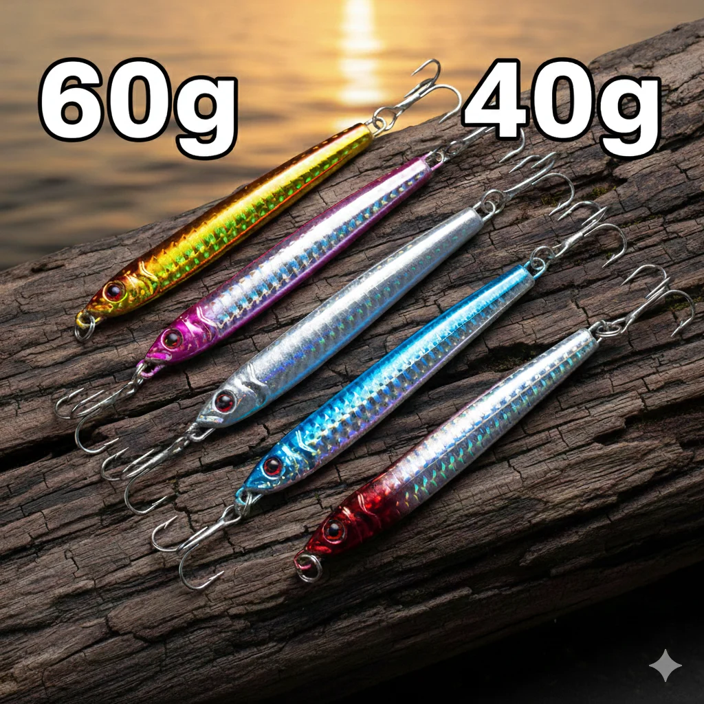 

Набор из 7 металлических джиг-приманок (7-20 г) для дальнего заброса с берега, для ловли морского окуня, искусственная приманка для морской рыбалки