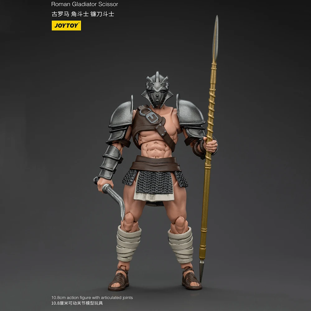 Joytoy Dark Source Conflict Rome Gladiator Sammler-Actionfigur im Maßstab 1:18, mobiles Soldatenmodell, Spielzeug für Kinder und Sammler