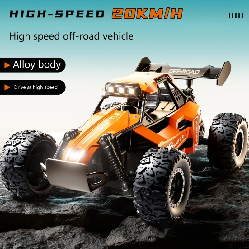 1/16 Remote Control Drifting Car Toy for Adult 2WD High Speed Car Model Vehicle Offroad Toy Birthday Gift for Kids Adult