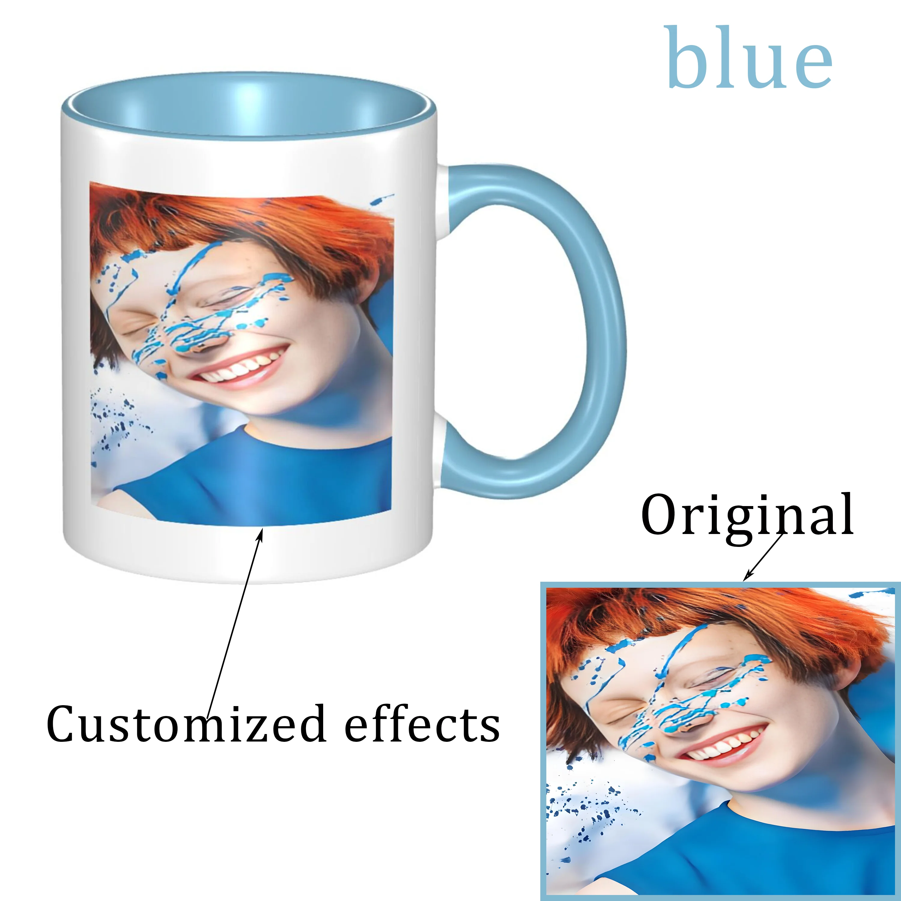 أدوات مطبخ فنجان قهوة مخصصة، هدية عيد الميلاد مناسبة للطلبات السائبة مع الشعار، 11 أونصة