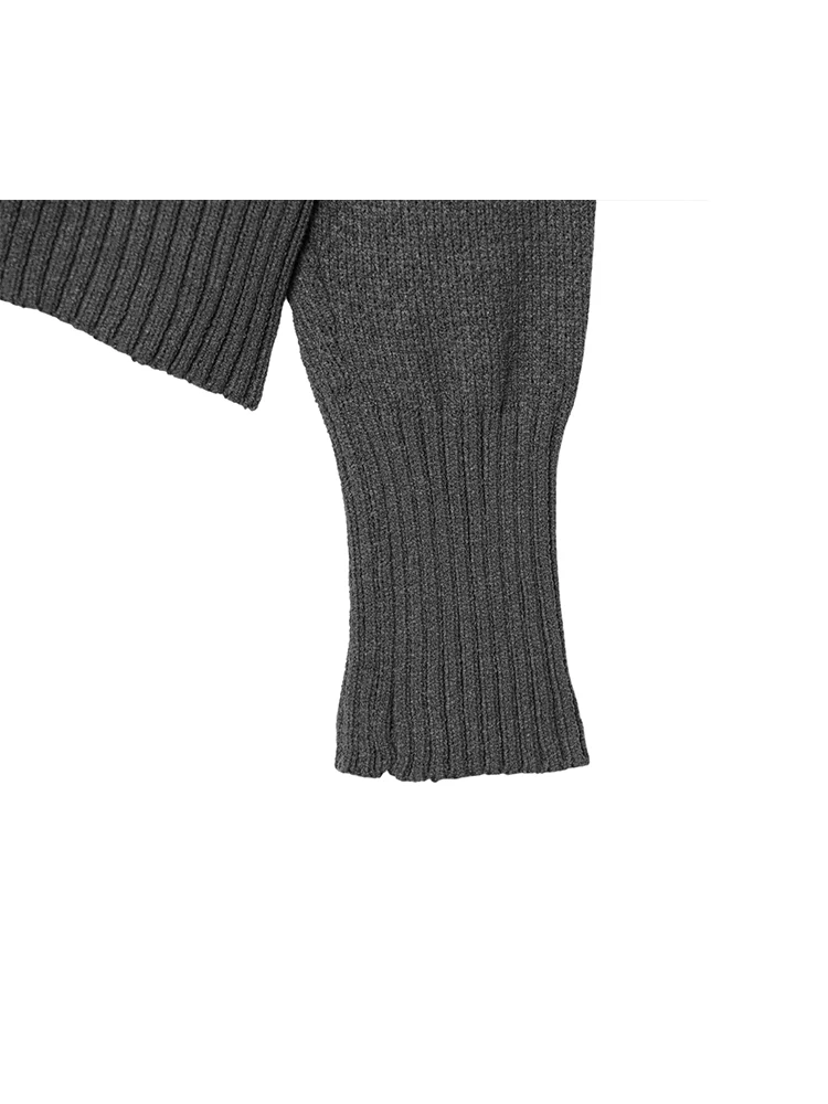 Hh 2025 mulher elegante jaquetas casual solto casaco fino outono feminino manga longa gola alta único breasted design moda casaco