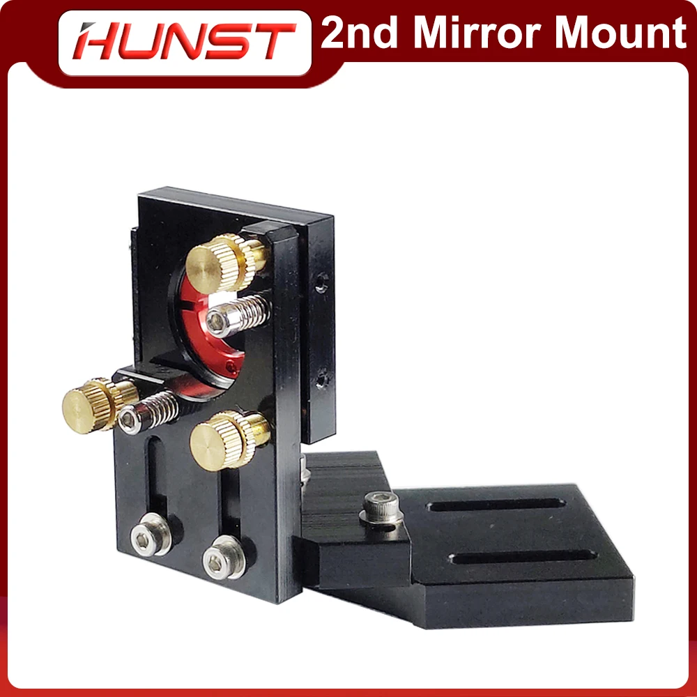 HUNST CO2 Black Second Laser Mount Mirror 25mm Lens Integrative Mount For Lase Engraving Cutting Machine.