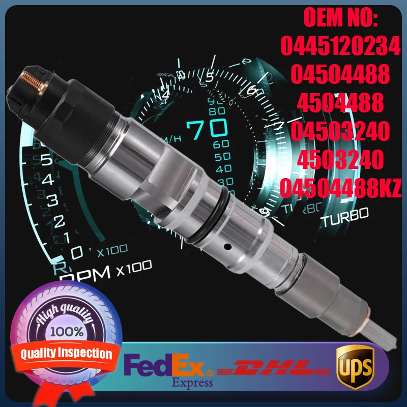 

High Quality Diesel Common Rail Injector Engine Parts 0445120234 04504488 4504488 Suitable for Deutz Magirus Engine KHD
