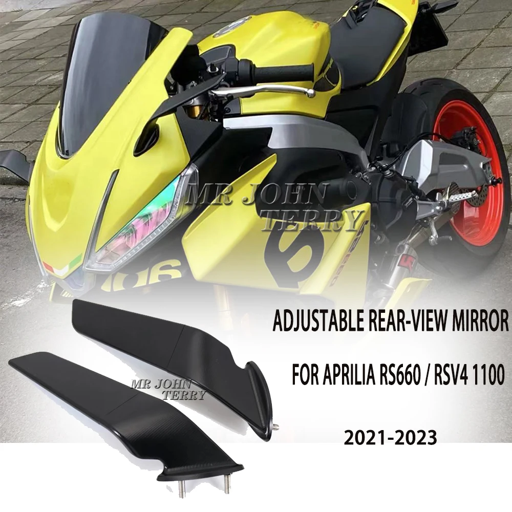 

For Aprilia RS660 / RSV4 1100 Mirror Kits Adjustable Mirrors Motorcycle Wing Mirrors Mirrors Stealth Mirrors Sports Winglets