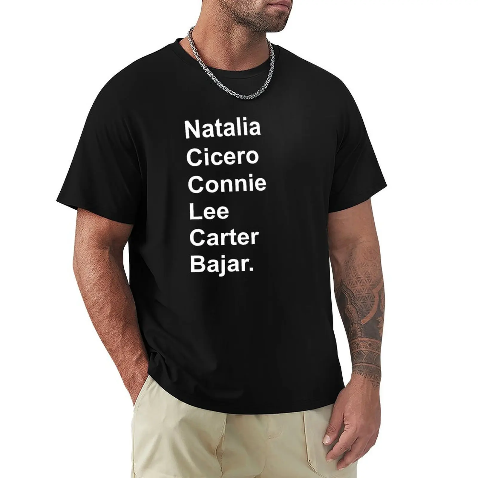 

Starstruck Odyssey NPC - Natalia Bajar T-Shirt Anime t-shirt blue archive funny gifts compression shirt men