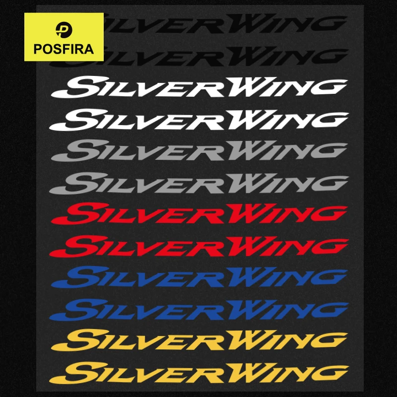 POSFIRA Motorcycle Stickers Waterproof Decals for Honda Silver Wing 600 SilverWing 400 FJS 400 600 FJS600 FJS400 Accessories