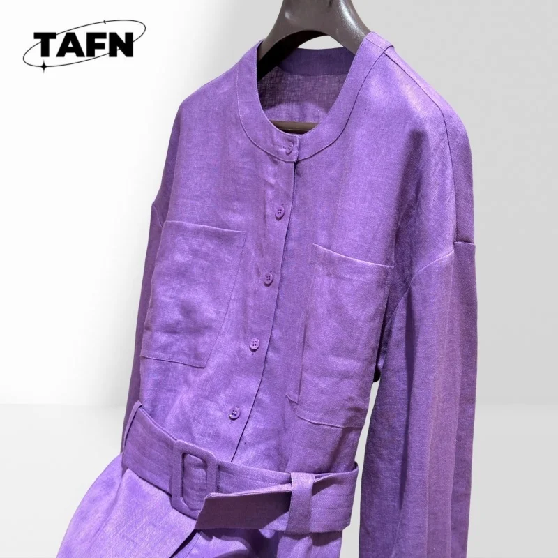 レディース ミドル丈 ウィンドブレーカー カジュアル トレンチコート 秋シーズン向け レディース ロングラインジャケット ウエスト調節可能 AJ2808