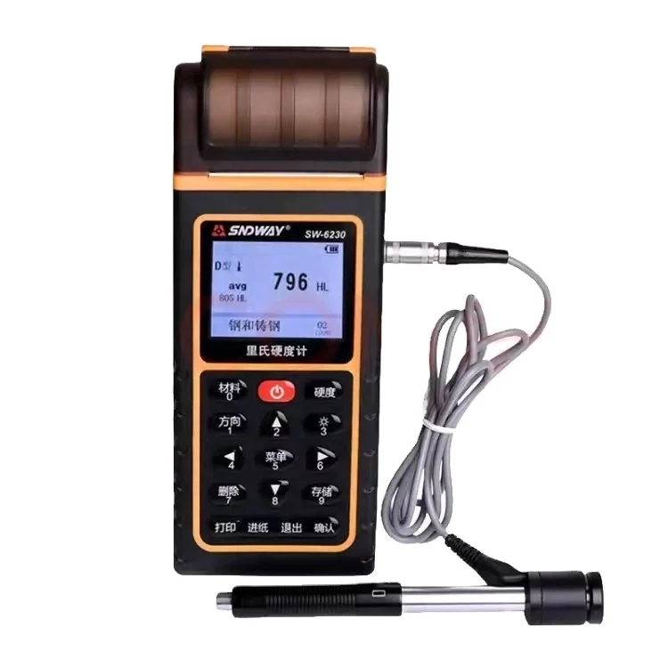 SNDWAY Leeb Hardness Tester SW-6230 Portable Hardness Tester High Precision Iron Steel Hardness Tester