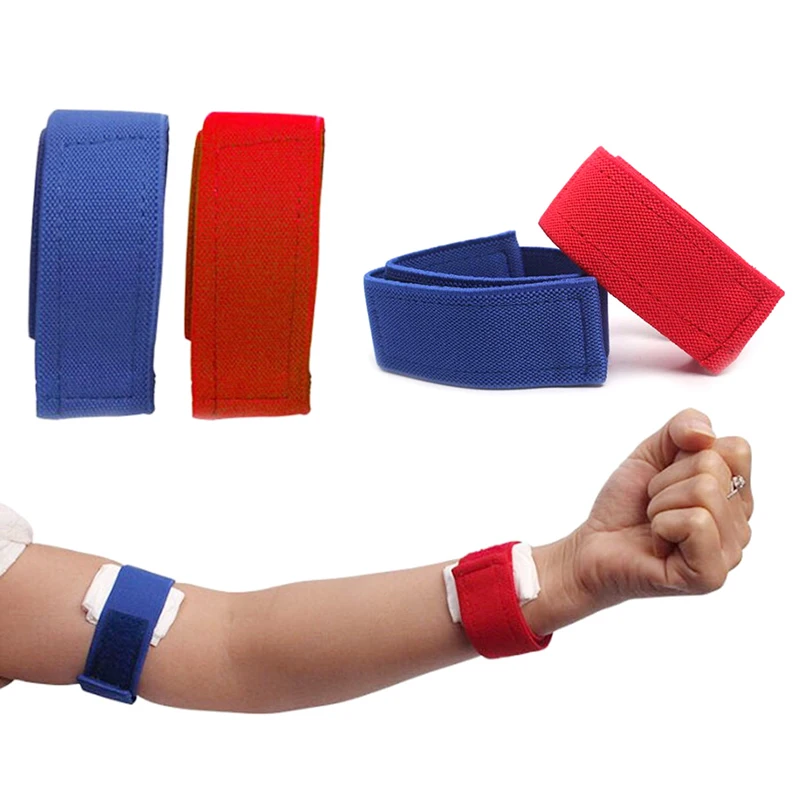 2Pcs Outdoor Elastic Tourniquet Emergency First Aid Dialysis Haemostatic Bandage With Pulse Compression  