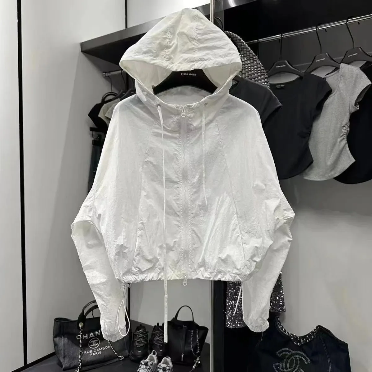 Women's Summer 2026 New Fashionable Loose Thin Sun Protection Jacket Student Stylish Short Outerwear Slimming Trendy Clothes