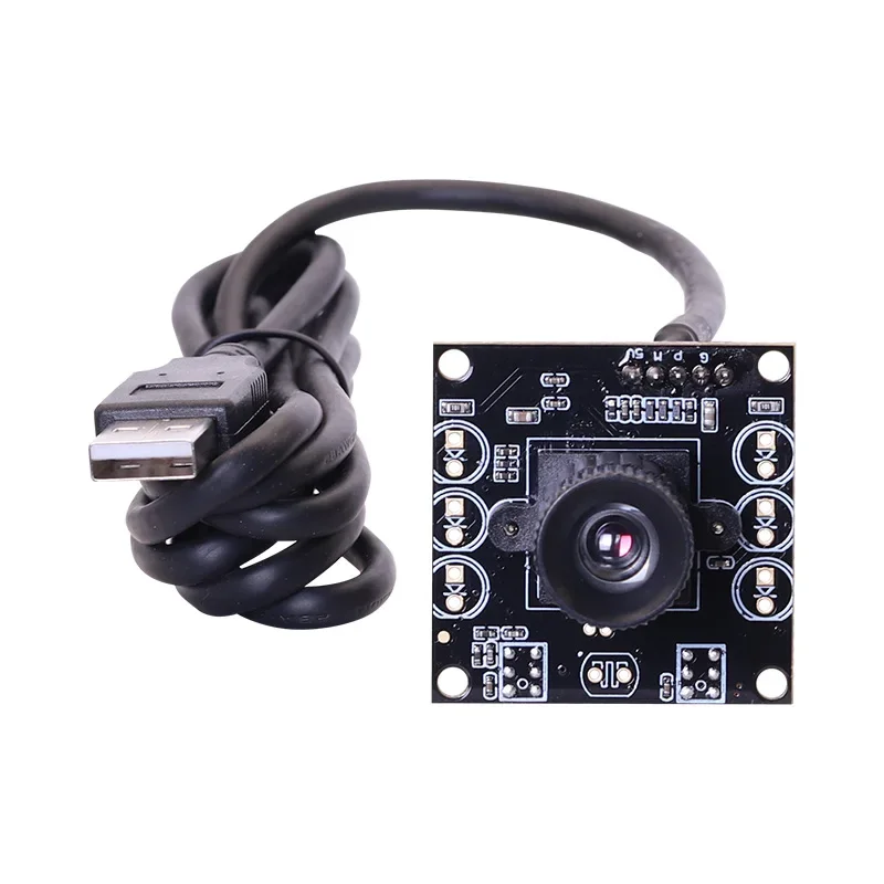 

New OV9281 1MP HD USB Camera Module 8mm 30-degree Distortionless CMOS 120fps/210fps Global Shutter Plug & Play UVC