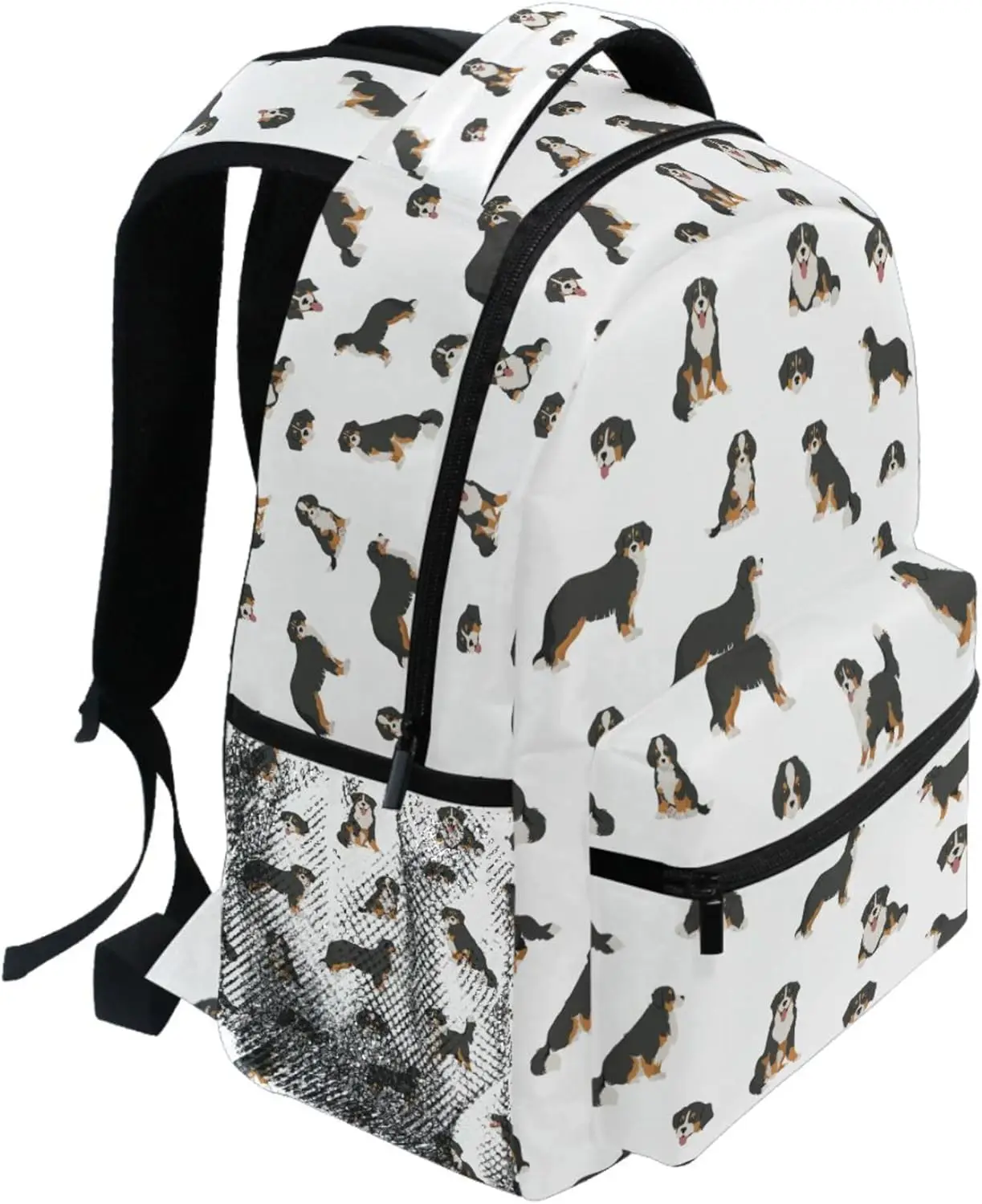 Bernese Mountain Dog Kids Backpack Cute Puppy Paw School Backpacks Boys Girls Preschool Book Bag