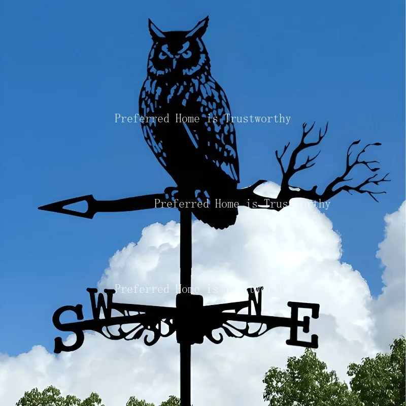Suitable for 1 Piece of Iron Wind Vane, Craft Decoration, Rural Outdoor Villa Roof