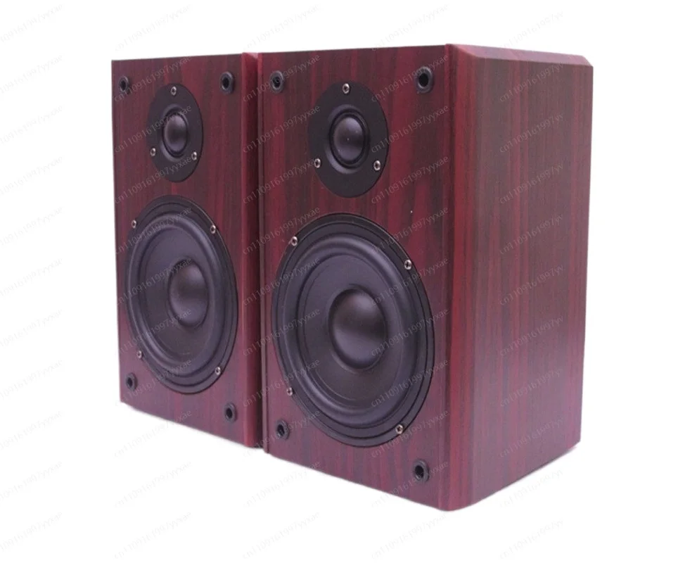 5.25 inch passive desktop monitor bookshelf wall hanging surround high fidelity fever hifi wooden speakers audio