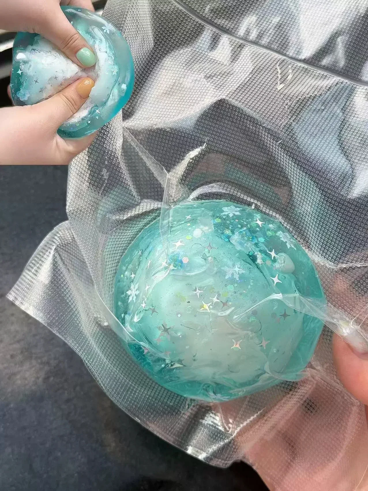 6CM Knuspriger Quetschball mit Knackgeräusch, ASMR Stressball mit befriedigendem Knallgeräusch, Anti-Stress-Fidget-Spielzeug – Detail 2