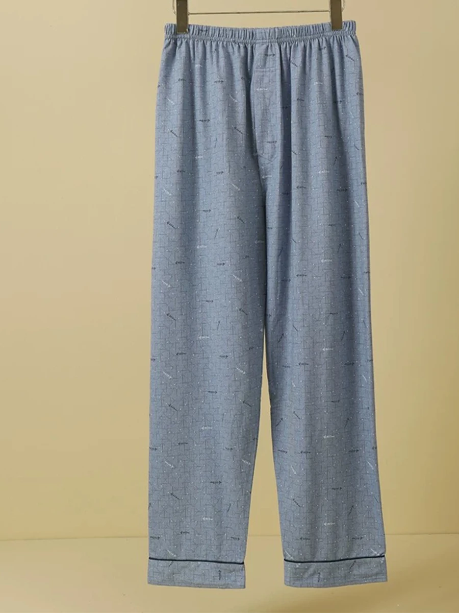 Pajama Pants Men's Spring and Autumn Thin Trousers Summer Teenagers Can Wear Casual Large Size Home Pants