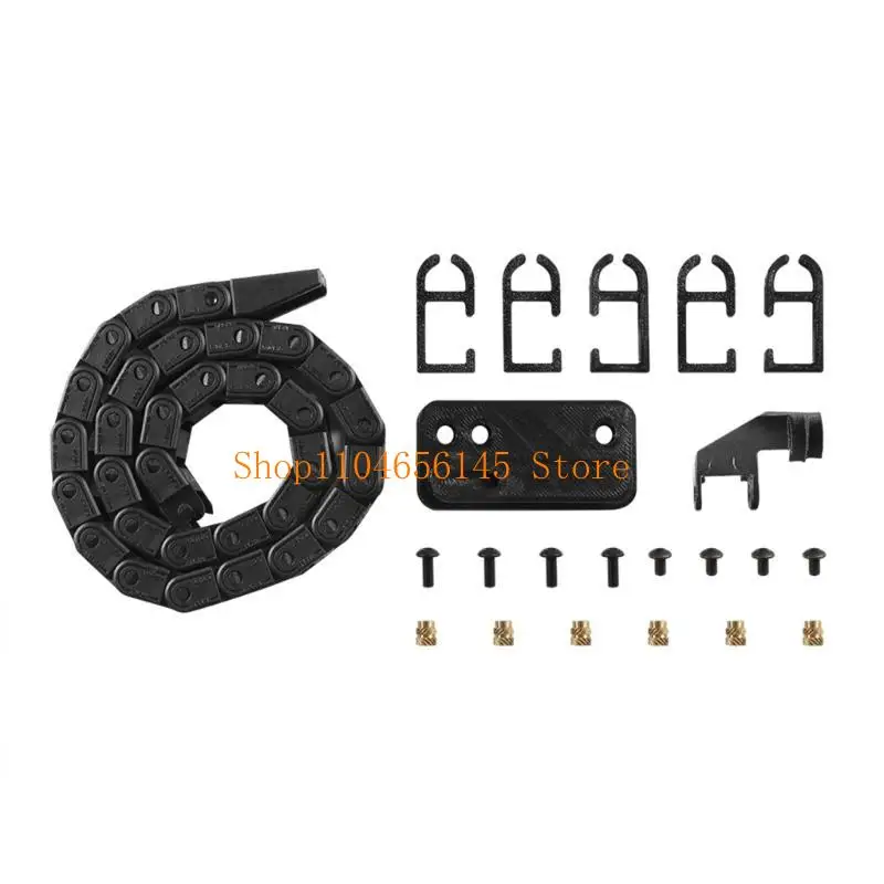 

652F Wire Chains Open Type for For Bambu Lab P1P 3D Printer Machines Accessories