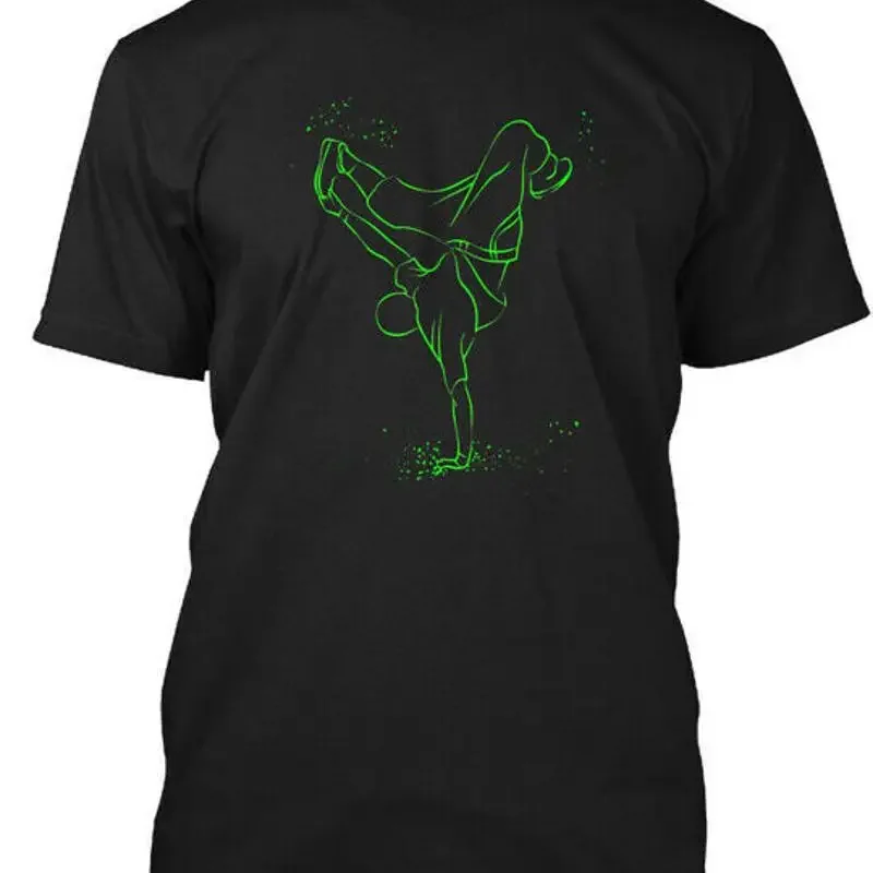 Neon Breakdance T Shirt Size S To 5Xl