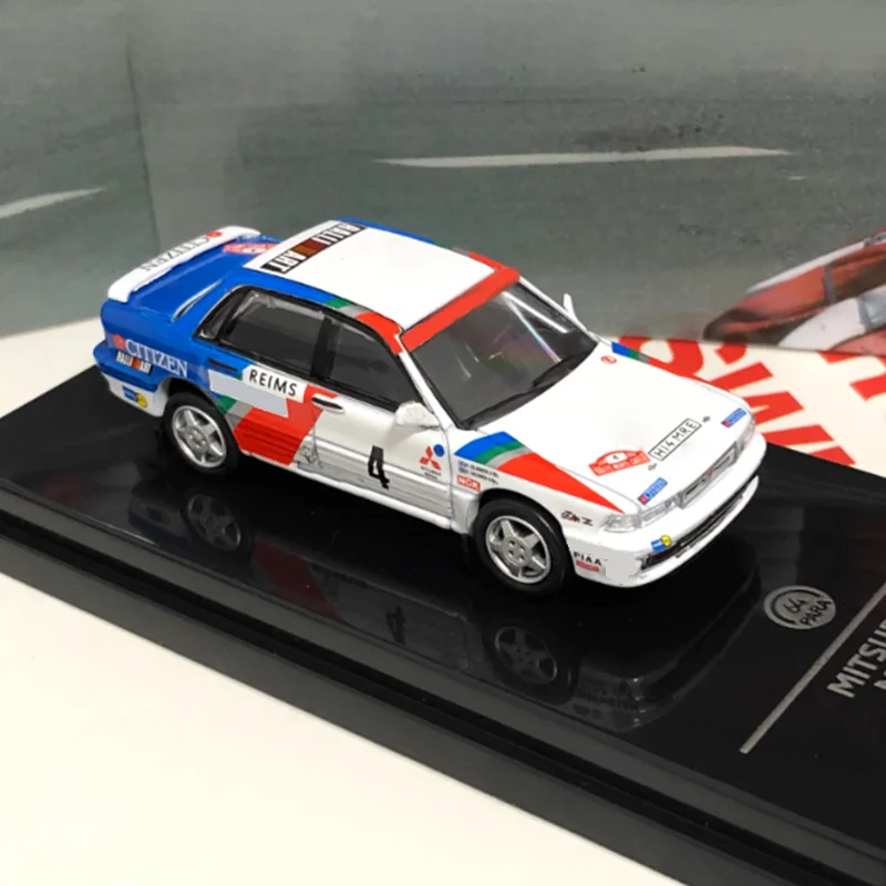 Para 1/64 Scale MOTORS Galant VR4 Alloy Car Model Static Collection Decorated Holiday Gifts Toys Souvenir Gift