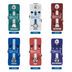 Scuru VS Overdrive Delay Distortion Chorus Fuzz Guitar Effect Pedal Aluminum Alloy Shell Musical Instrument Accessories