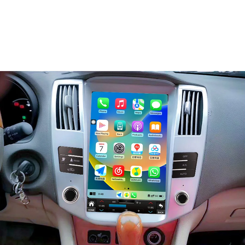 

12,1 "Android 15 авто стерео для Lexus RX330 2004-2008 автомобильный радиоприемник Carplay GPS карта навигационный магнитофон DSP Smart AI головное устройство