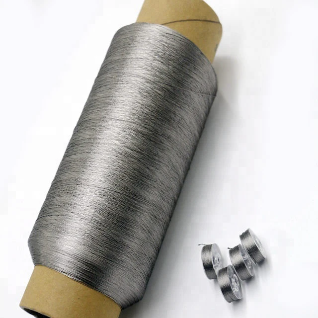 High Quality Textile Conductive Yarn Thread Electric Metallized  For  Temperature Resistance Heat Wire