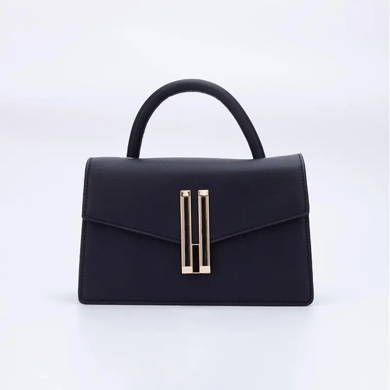 

New Shoulder Bags Women PU Buckle Buckle Handbags Advanced Solid Fashion Trend Leisure Versatile Korean Style Crossbody Bags