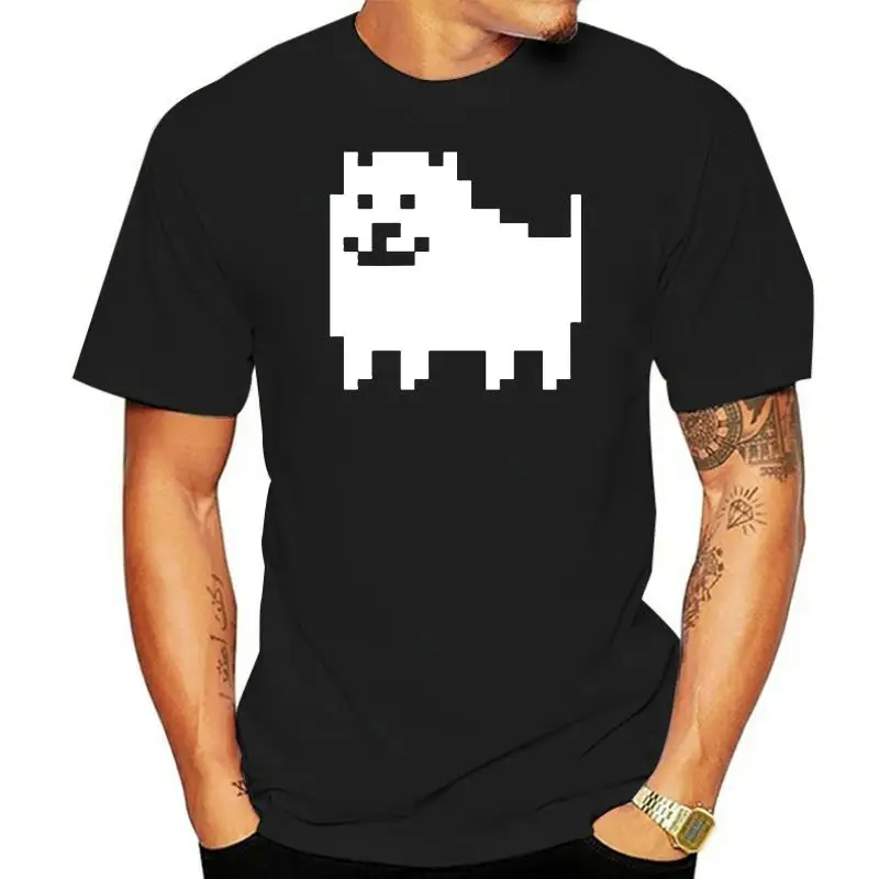 2022 HOT Men Fashion Game T Shirts Undertale Annoying Dog Printed Anime Cotton Casual Tees Customized  Size XS-XXL