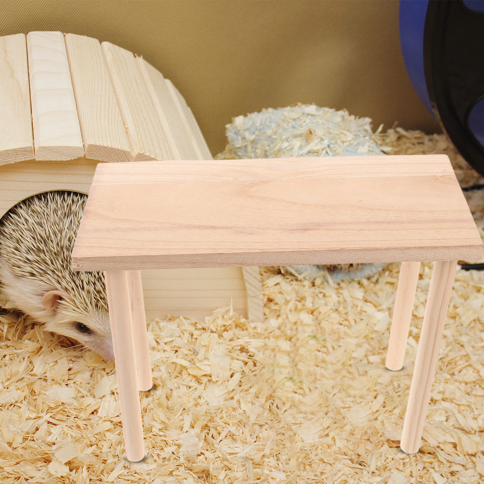 

Platform Wooden Play Hamster Play Area Area For Small Animals Pet Cage Climbing Rodent Activity Center Decor