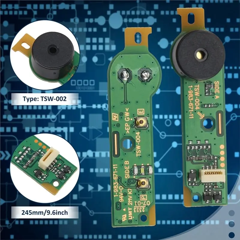 ABGI-CUH-21A & CUH-21B Für PS4 Slim 10 Stück Ein-Aus-Ein-/Aus-Schalterplatine mit Kabel für CUH-2115 TSW-003/002/004 – Detail 7