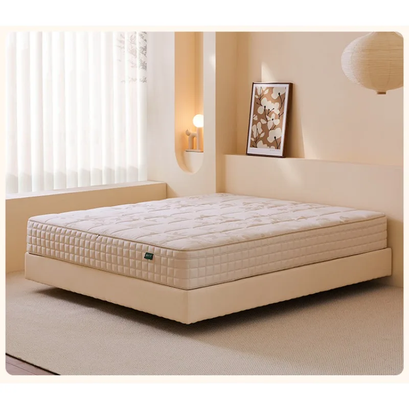 

Jute glue-free independent bag double-layer spring purely handmade