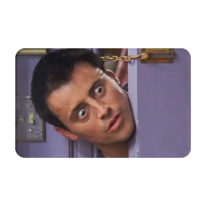 Custom Funny Joey Tribbiani Floor Door Kitchen Bath Mat Anti-Slip Classic TV Show Friends Doormat Garden Rug Carpet Footpad