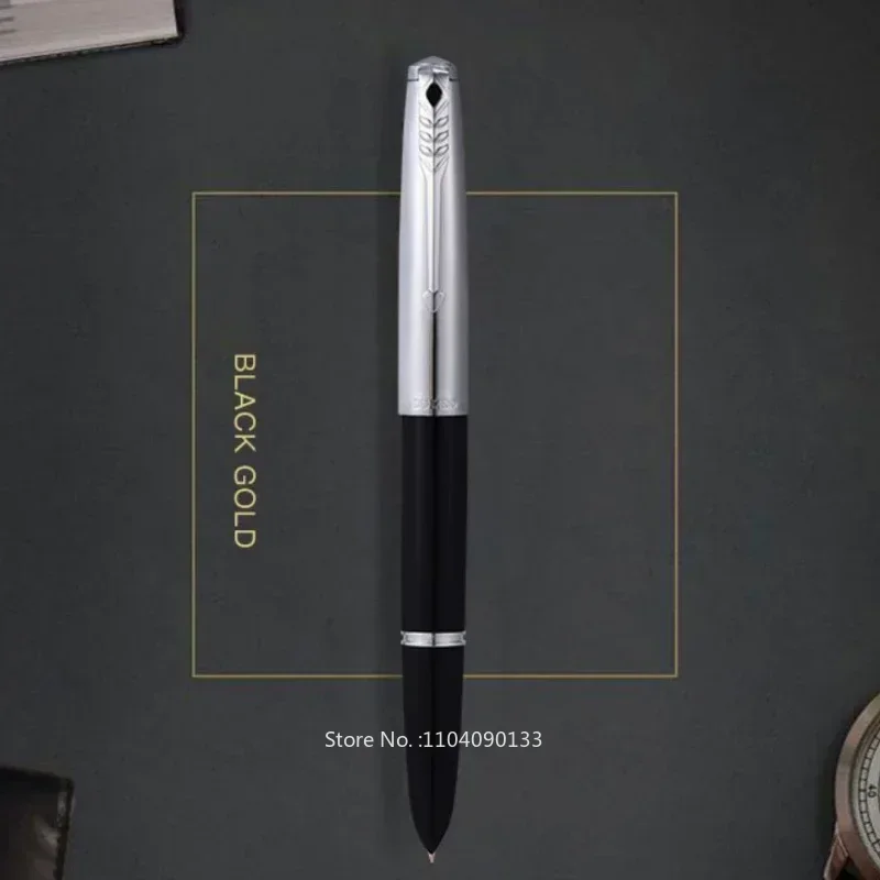 

Hot Duke D51 Authentic Germany Fountain Pen 14K Golden Reddian Writing Pens Bıçak Men's Pen Reddy Ink PenGift Luxury Ballpoint P