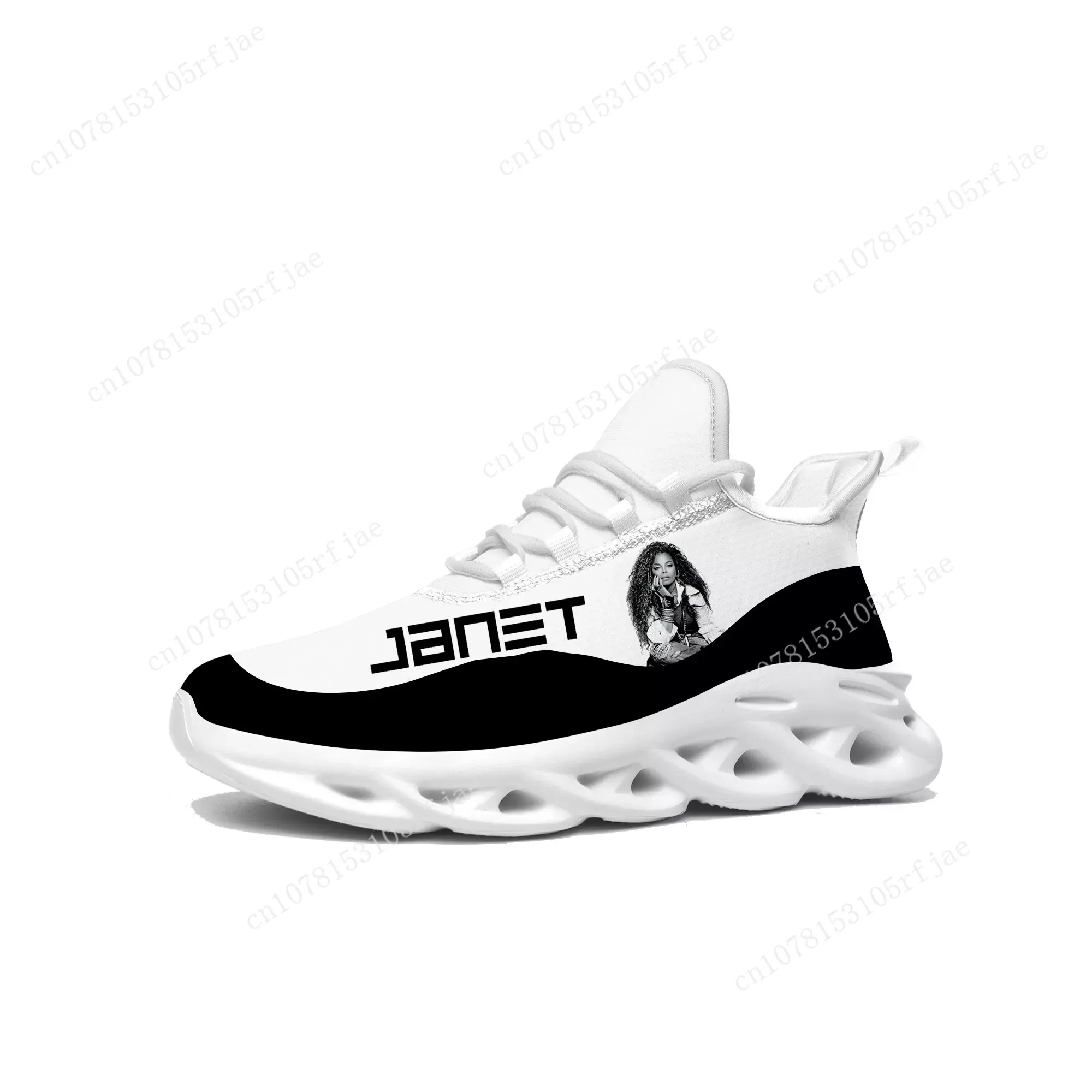 Janet Jackson Singer Flats Sneakers Mens Womens Good Times Sports Run Shoe Sneaker Tailor-made Lace Up Mesh Footwear Shoes