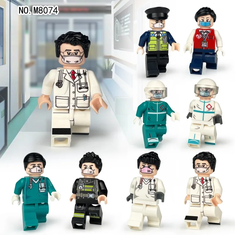 Building blocks, figures, humanoid dolls, toys, mini figures, humanoid dolls, children's toys, birthday presents, cartoon charac