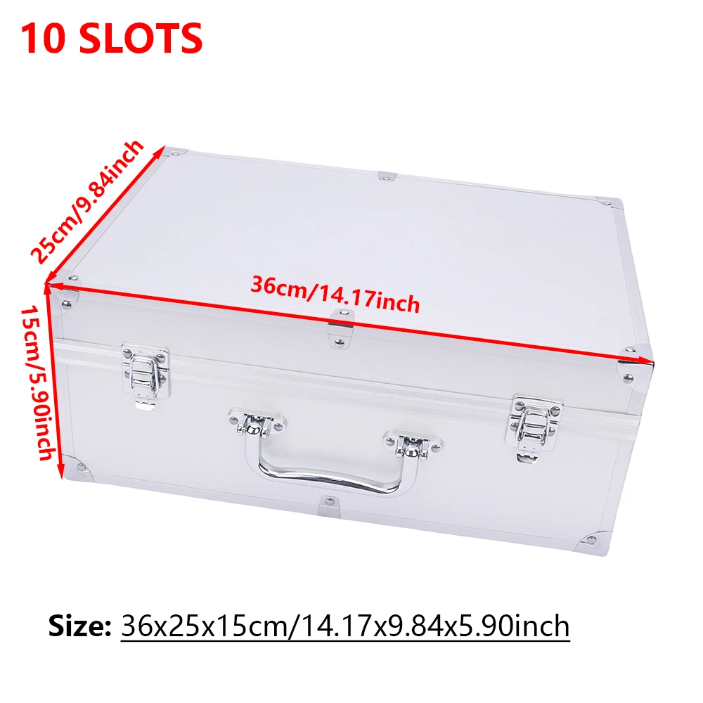 Portable Tool Box Aluminum Hard Case ToolBox Suitcase Large Equipment Tool Case Storage Box Safety Tool box rigid case with Foam