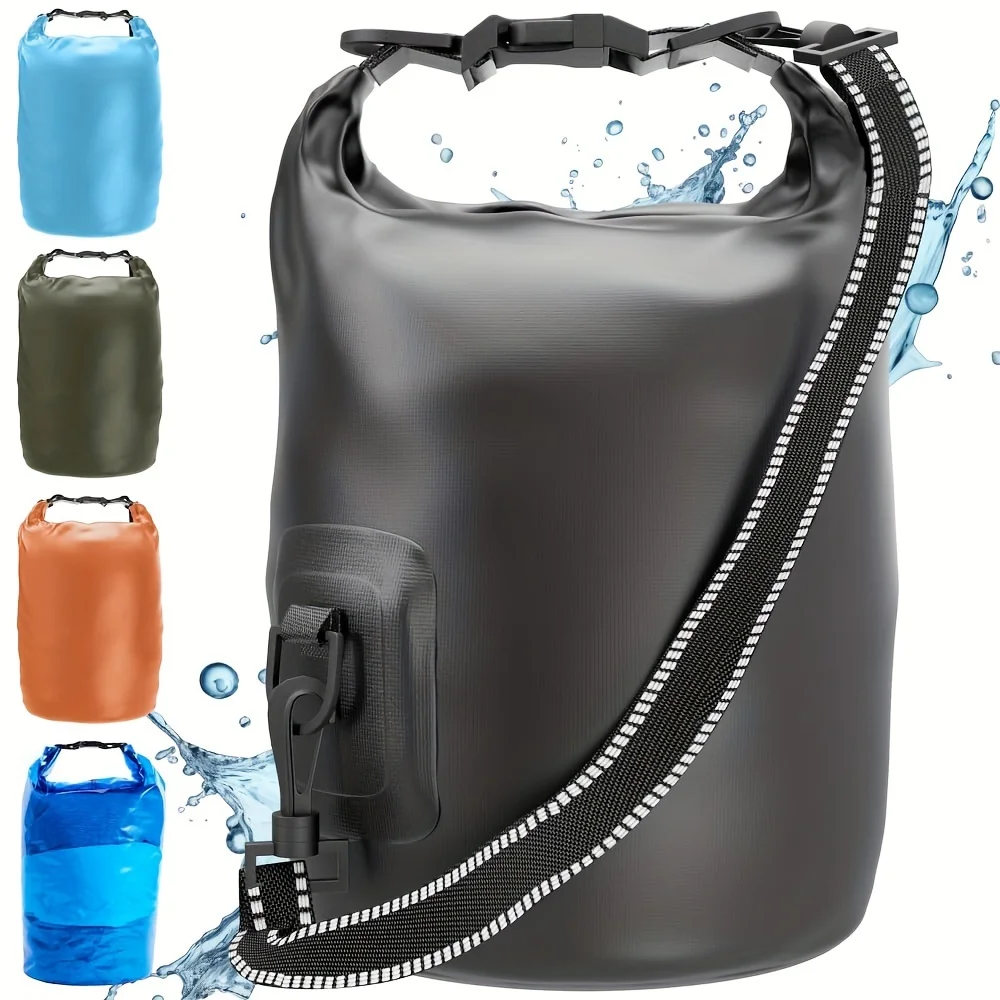 

Heavy Duty 100% Waterproof Dry Bag, Tear and Puncture Resistant Bags for Kayaking Boating Hiking Camping Swimming Water Sports