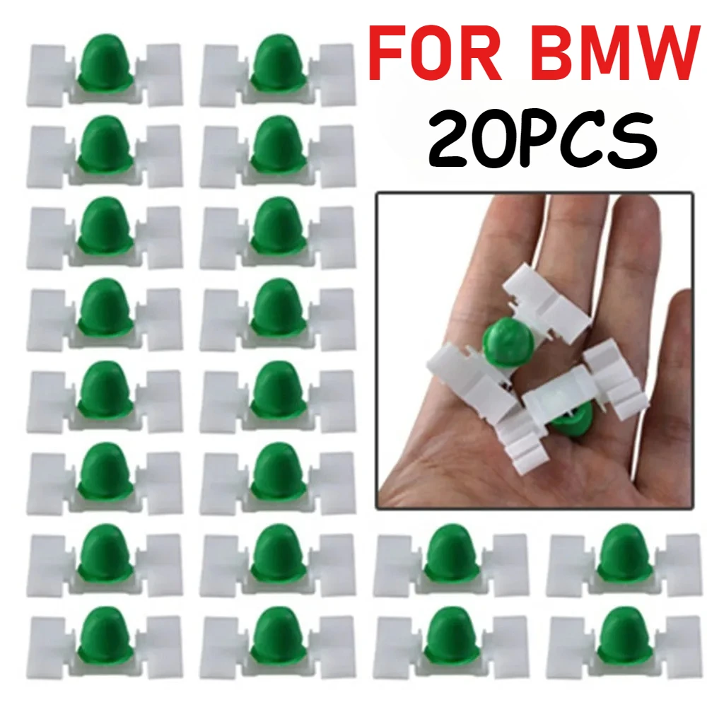 A Set Car Door Fender Moulding Trim Clip 51131960054 for BMW E32E36 E46 E90 E91 325 328 323 330 Auto Replacement Accessories