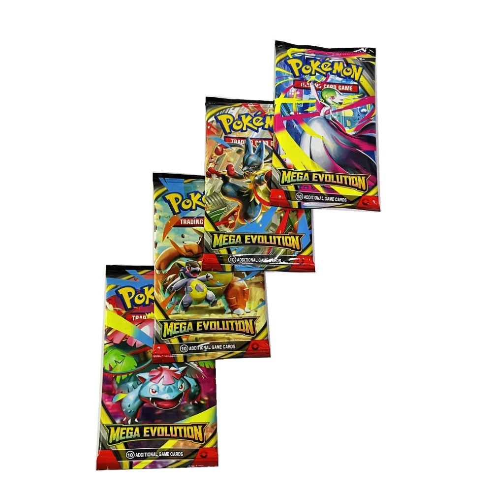 Nieuwe 40-360 stks/set Pokemon Kaart MEGA EVOLUTION Phantasmal Vlammen Engels Booster Battle Card Anime Fans Kinderen Verjaardagscadeau speelgoed