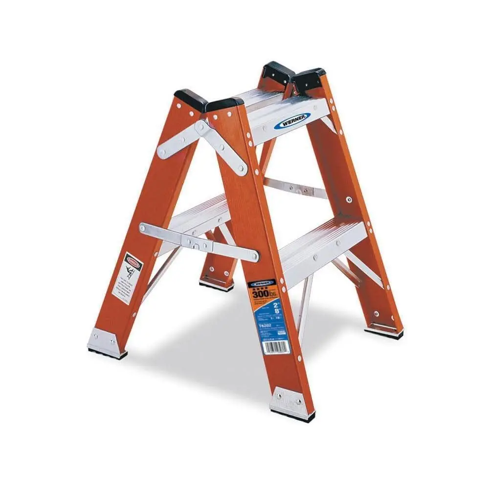 

Fiberglass Twin Step Ladder, 300 lbs. Capacity, Type IA Duty Rating T6202
