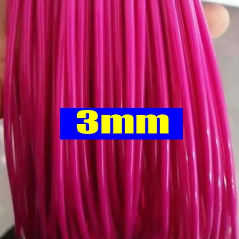 500g 3mm Round Plastic Rattan Material Synthetic PE Cane Rope Handmade DIY Basket Crafts Furniture Chair Table Repair