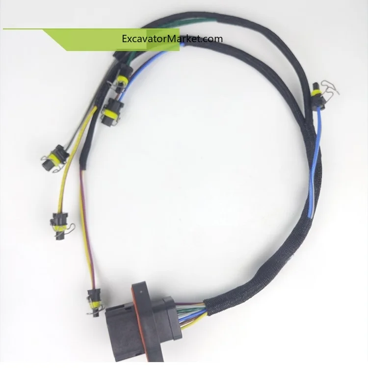 For CATERPILLAR CAT E330D/336D Injector line speed C9 engine injector wire harness connector Excavator accessories For excavator