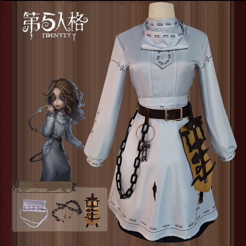 

Game Identity V Survivor Psychologist Dr. Ada Mesmer Cosplay Costume Original Skin Uniform Outfits Women Halloween Party Dress