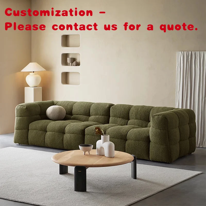 

custom.ATUNUS Modern Living Room Minimalist Design Comfortable Sofa Recliner Upholstered Couch Stretch Fabric Sofa Set